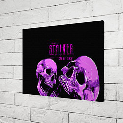Холст прямоугольный Stalker skull, цвет: 3D-принт — фото 2