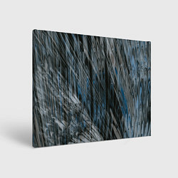 Холст прямоугольный Тёмные листы стёкол, цвет: 3D-принт