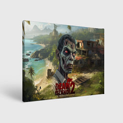 Картина прямоугольная Zombie dead island 2