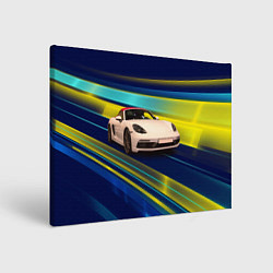 Картина прямоугольная Спортивная немецкая машина Porsche 911