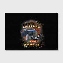 Холст прямоугольный Хот род на базе модели Ford 30-х годов, цвет: 3D-принт — фото 2