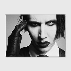 Холст прямоугольный Marilyn Manson looks at you, цвет: 3D-принт — фото 2