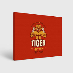 Холст прямоугольный Tiger - боец, цвет: 3D-принт