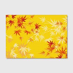 Холст прямоугольный Листья японского клена, цвет: 3D-принт — фото 2