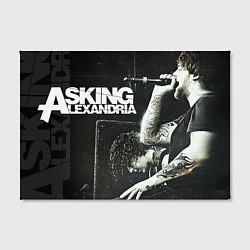 Холст прямоугольный Asking Alexandria singer, цвет: 3D-принт — фото 2