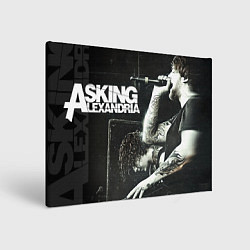 Холст прямоугольный Asking Alexandria singer, цвет: 3D-принт