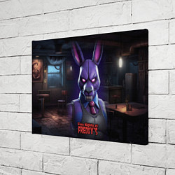 Холст прямоугольный Bonnie FNAF, цвет: 3D-принт — фото 2