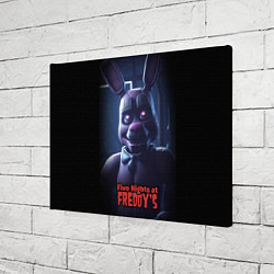 Холст прямоугольный Five Nights at Freddys Bonnie, цвет: 3D-принт — фото 2