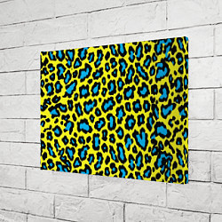 Холст прямоугольный Кислотный леопард паттерн, цвет: 3D-принт — фото 2