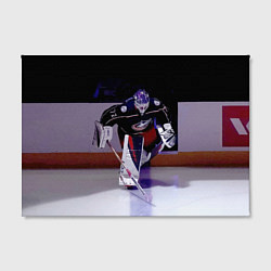 Холст прямоугольный Sergey Bobrovsky - goalkeeper - Columbus blue jack, цвет: 3D-принт — фото 2