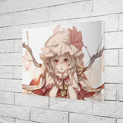 Холст прямоугольный Touhou Project Flandre Scarlet Cute, цвет: 3D-принт — фото 2