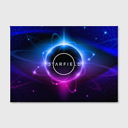 Холст прямоугольный Starfield space logo, цвет: 3D-принт — фото 2