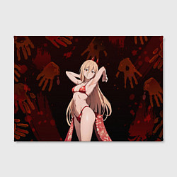 Холст прямоугольный Пауэр в бикини, цвет: 3D-принт — фото 2