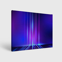 Картина прямоугольная Neon glow - vaporwave - strips