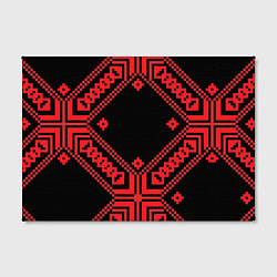 Холст прямоугольный Национальный черный, цвет: 3D-принт — фото 2
