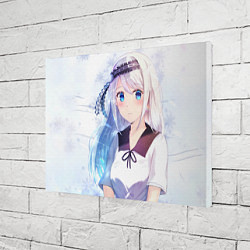 Холст прямоугольный Kaguya-sama wa Kokurasetai Кей Широгане, цвет: 3D-принт — фото 2