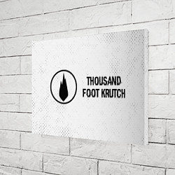Холст прямоугольный Thousand Foot Krutch glitch на светлом фоне по-гор, цвет: 3D-принт — фото 2