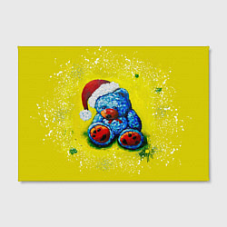 Холст прямоугольный Плюшевый Санта Клаус, цвет: 3D-принт — фото 2