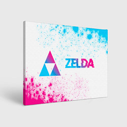 Картина прямоугольная Zelda neon gradient style по-горизонтали