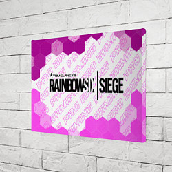 Холст прямоугольный Rainbow Six pro gaming по-горизонтали, цвет: 3D-принт — фото 2