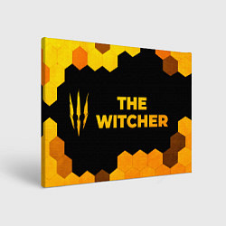 Картина прямоугольная The Witcher - gold gradient по-горизонтали