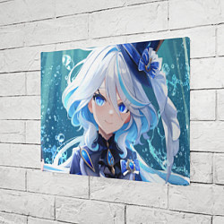Холст прямоугольный Genshin Impact Furina Smile, цвет: 3D-принт — фото 2