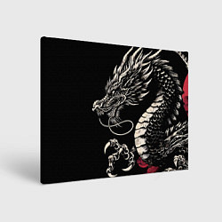 Картина прямоугольная Japanese dragon - irezumi - art