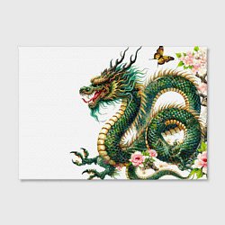 Холст прямоугольный Японский дракон - ирезуми искусство, цвет: 3D-принт — фото 2