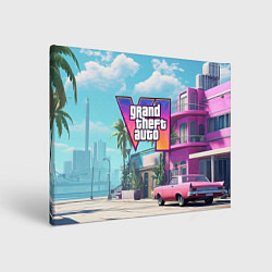 Картина прямоугольная GTA 6 Vice city