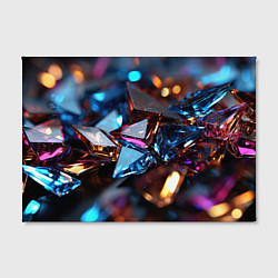 Холст прямоугольный Разноцветные стекла, цвет: 3D-принт — фото 2