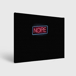 Картина прямоугольная Nope - neon