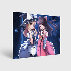 Картина прямоугольная Touhou Project Reimu and Marisa
