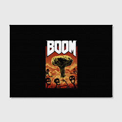 Холст прямоугольный Boom - Doom, цвет: 3D-принт — фото 2