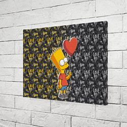 Холст прямоугольный Барт с шариком, цвет: 3D-принт — фото 2