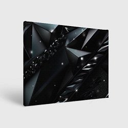 Картина прямоугольная Black luxury abstract