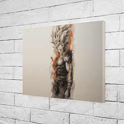 Холст прямоугольный Super Saiyan Goku, цвет: 3D-принт — фото 2