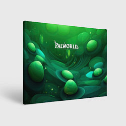 Картина прямоугольная Palworld зеленый мир