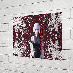 Холст прямоугольный Lucyna Kushinada - Cyberpunk: Edgerunners, цвет: 3D-принт — фото 2