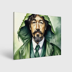 Картина прямоугольная Чехов в кигуруми крокодил