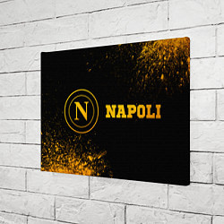 Холст прямоугольный Napoli - gold gradient по-горизонтали, цвет: 3D-принт — фото 2