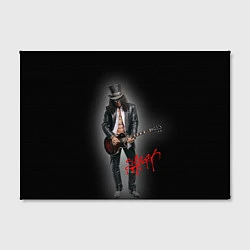 Холст прямоугольный Слэш музыкант группы Guns N Roses, цвет: 3D-принт — фото 2