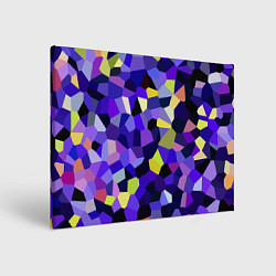 Картина прямоугольная Мозаика фиолетовая