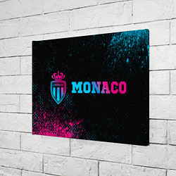 Холст прямоугольный Monaco - neon gradient по-горизонтали, цвет: 3D-принт — фото 2