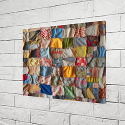 Холст прямоугольный Patchwork - ai art, цвет: 3D-принт — фото 2