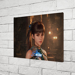 Холст прямоугольный Stellar Blade factory, цвет: 3D-принт — фото 2
