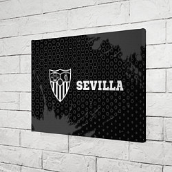 Холст прямоугольный Sevilla sport на темном фоне по-горизонтали, цвет: 3D-принт — фото 2