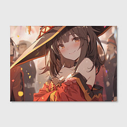Холст прямоугольный Konosuba Мэгумин милая, цвет: 3D-принт — фото 2
