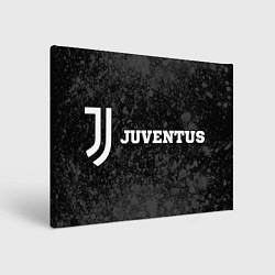 Картина прямоугольная Juventus sport на темном фоне по-горизонтали