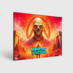 Картина прямоугольная Abiotic Factor horror skull