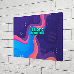 Холст прямоугольный Abiotic Factor яркие полосы, цвет: 3D-принт — фото 2